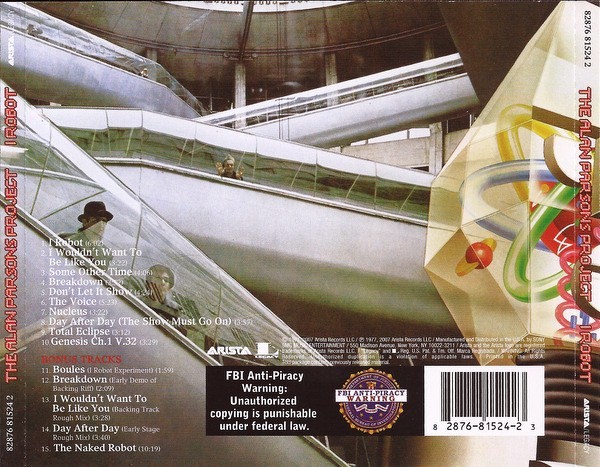 THE ALAN PARSONS PROJECT - I ROBOT - Imagen 2