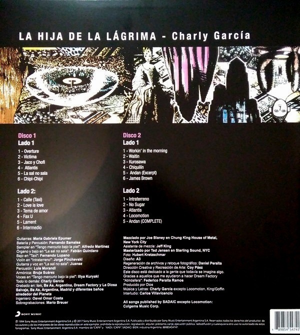CHARLY GARCIA - LA HIJA DE LA LAGRIMA - Imagen 2