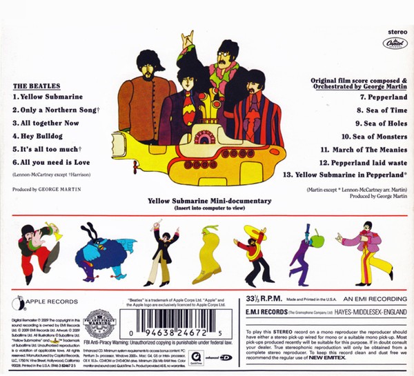 THE BEATLES - YELLOW SUBMARINE - Imagen 2