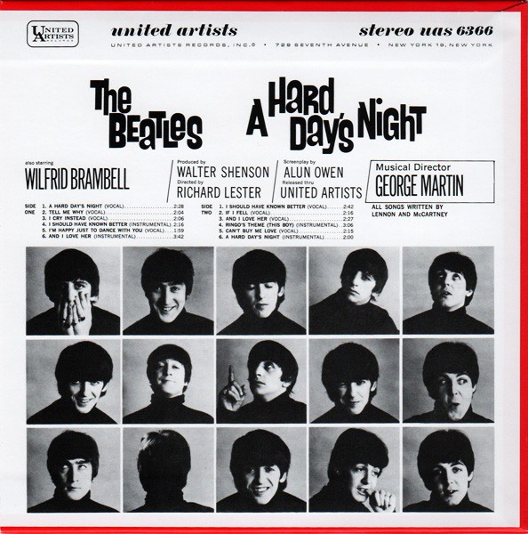 THE BEATLES - A HARD DAYS NIGHT- SOUNDTRACK - Imagen 2