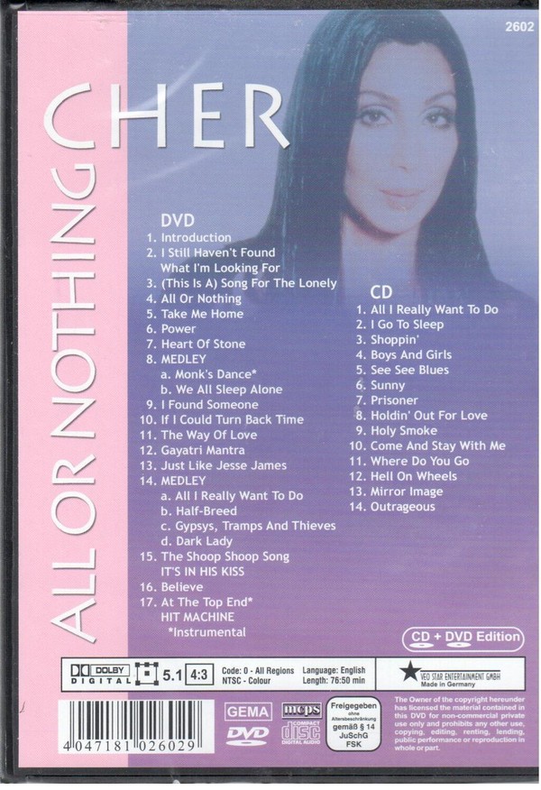 CHER - ALL OR NOTHING - Imagen 2
