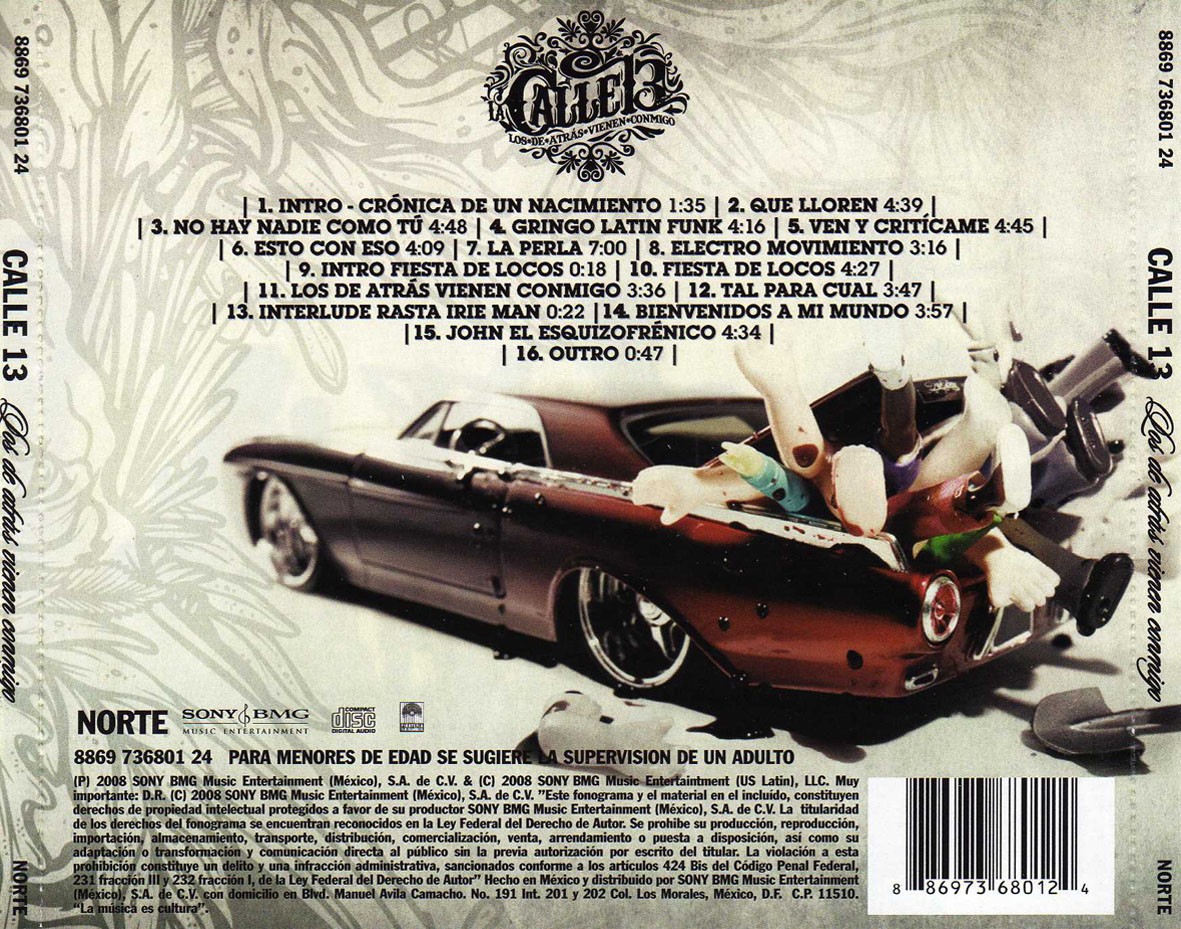 CALLE 13 - LOS DE ATRAS VIENEN CONMIGO - Imagen 2