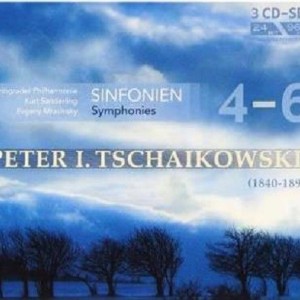 LENINGRADE PHILHARMONIE - KURT SANDERLING - EVGENY MRAVINSKY - TCHAIKOVSKY - SINFONIEN SYMPHONIES Nº 4-6