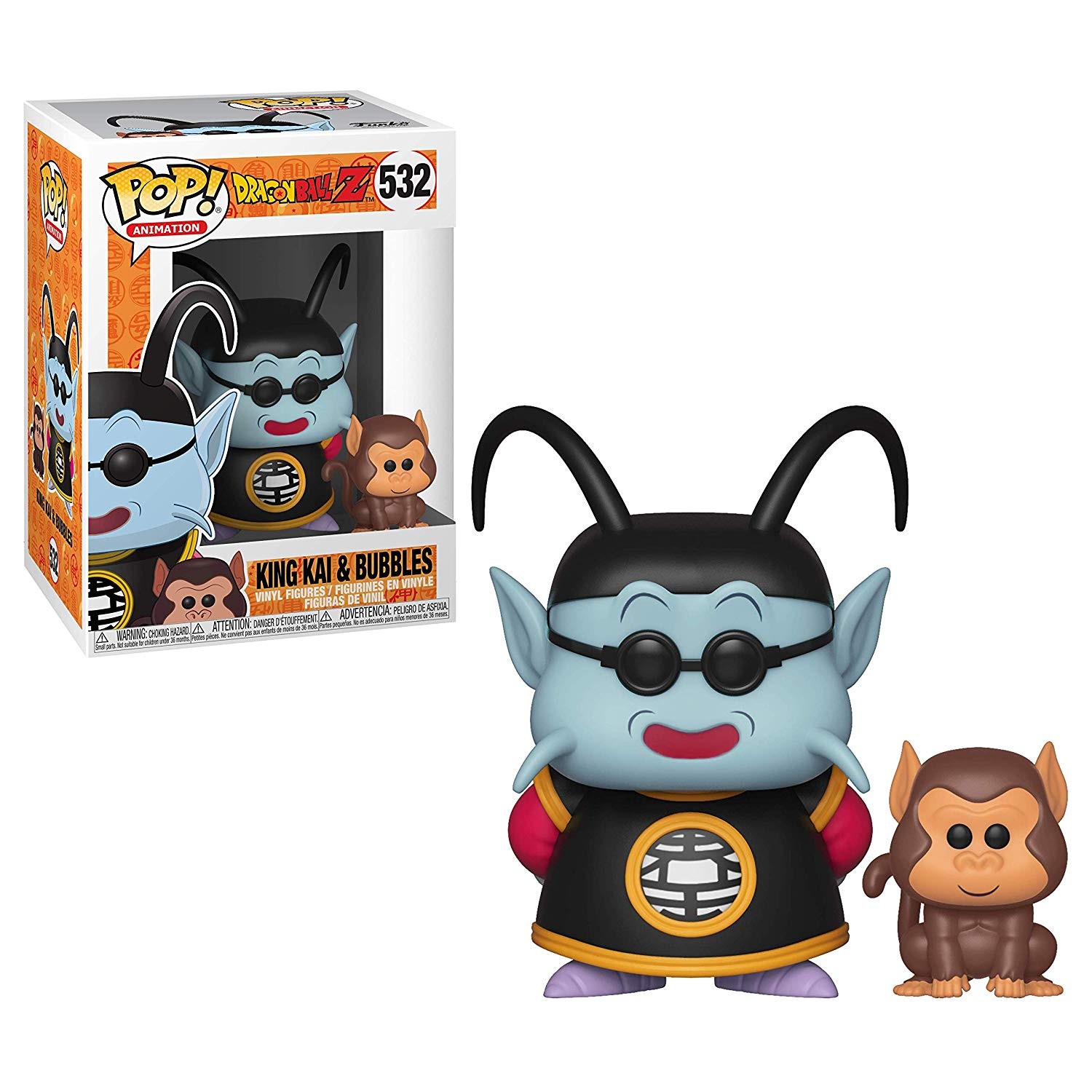 Pop! 532: Dragon Ball Z / King Kai and Bubbles - Imagen 2