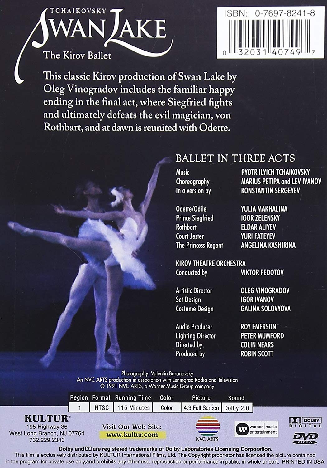 TCHAIKOVSKI - SWAN LAKE - THE KIROV BALLET - Imagen 2