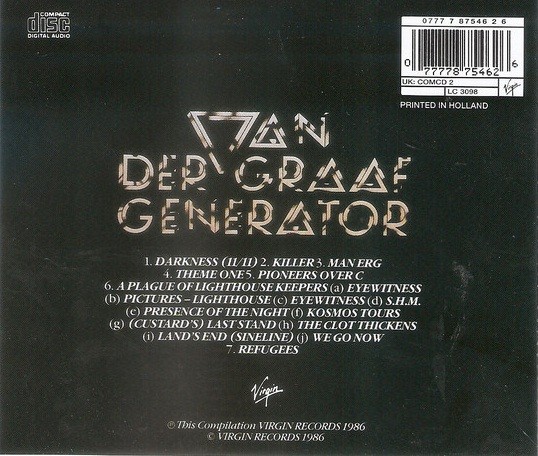 VAN DER GRAAF GENERATOR - FIRST GENERATION - Imagen 2