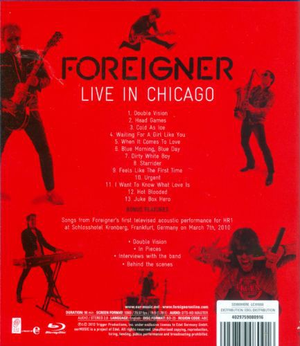 FOREIGNER - LIVE IN CHICAGO - Imagen 2