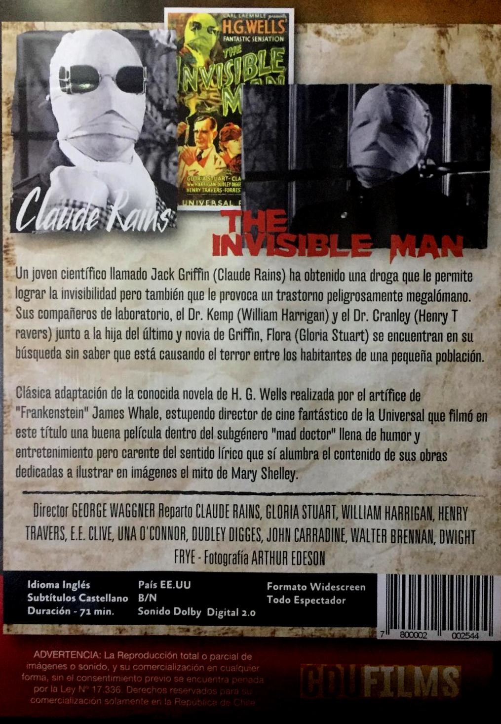 EL HOMBRE INVISIBLE - Imagen 2