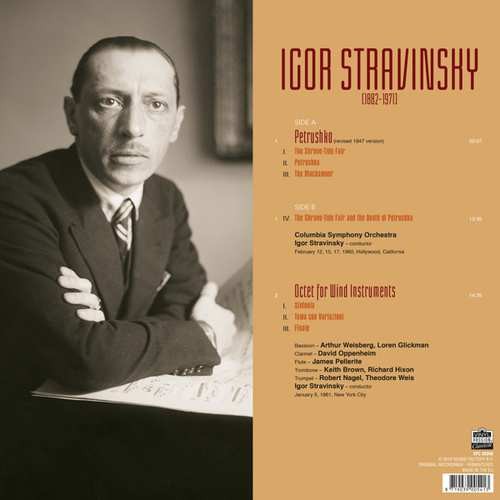 IGOR STRAVINSKY & THE COLUMBIA SYMPHONY ORCHESTRA - STRAVINSKY CONDUCTS STRAVINSKY / PETRUSHKA OCIET FOR WIND INSTRUMENTS - Imagen 2