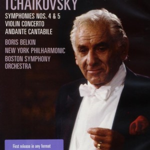 BERNSTEIN / TCHAIKOVSKY - SINPHONIES NOS 4 & 5 - VIOLIN CONCERTO ANDANTE CANTABILE