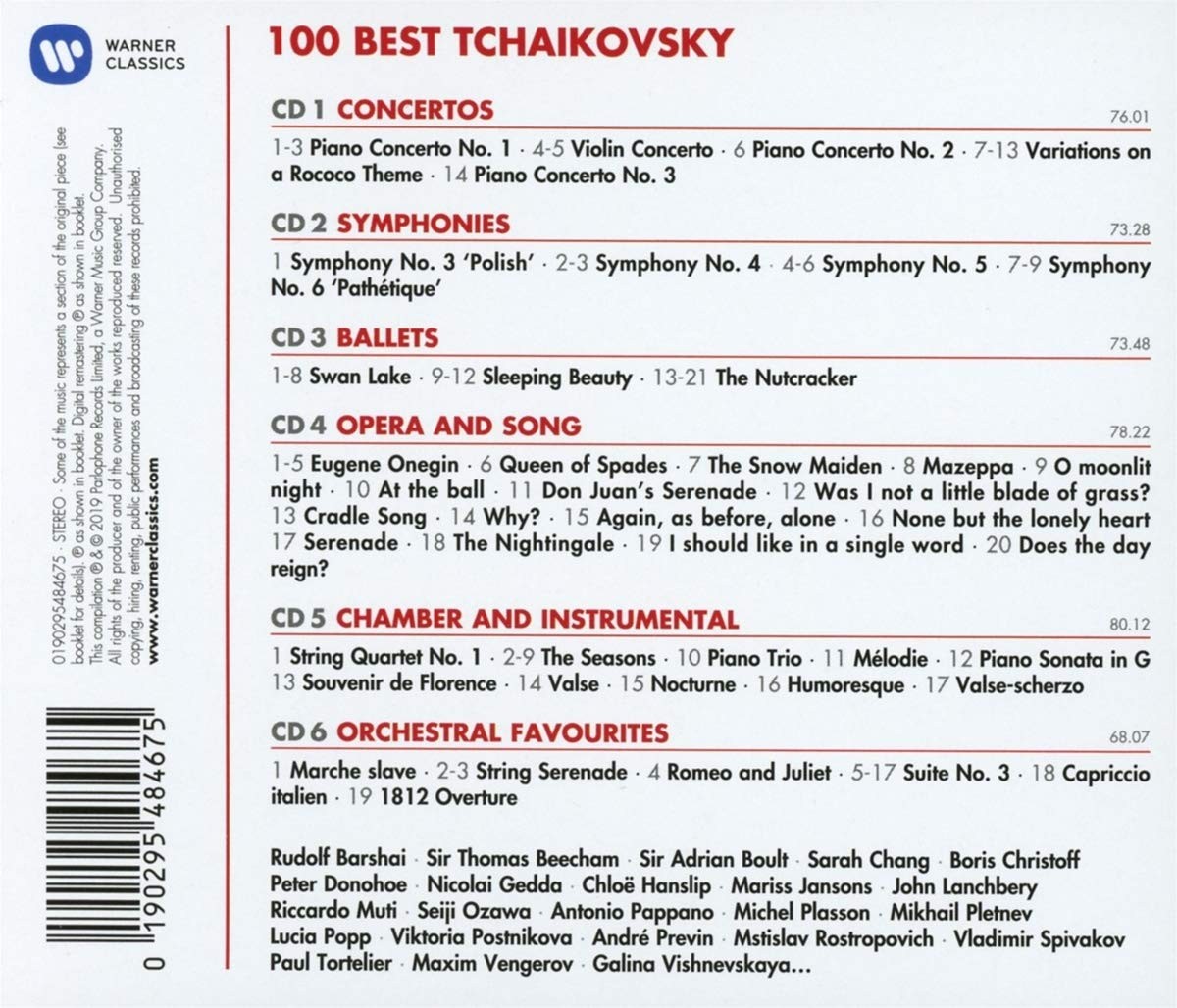 100 BEST TCHAIKOVSKY - Imagen 2