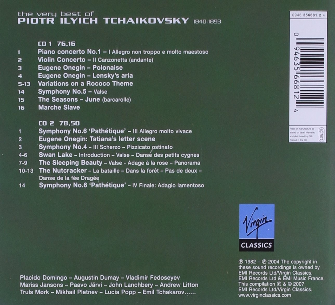 TCHAIKOVSKY - THE VERY BEST - Imagen 2