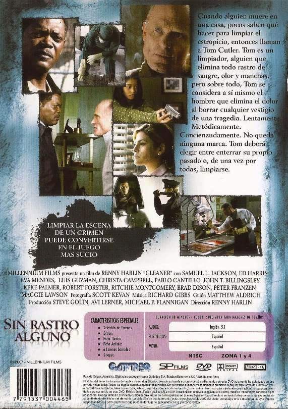 SIN RASTRO ALGUNO - CLEANER - SAMUEL L JACKSON - Imagen 2