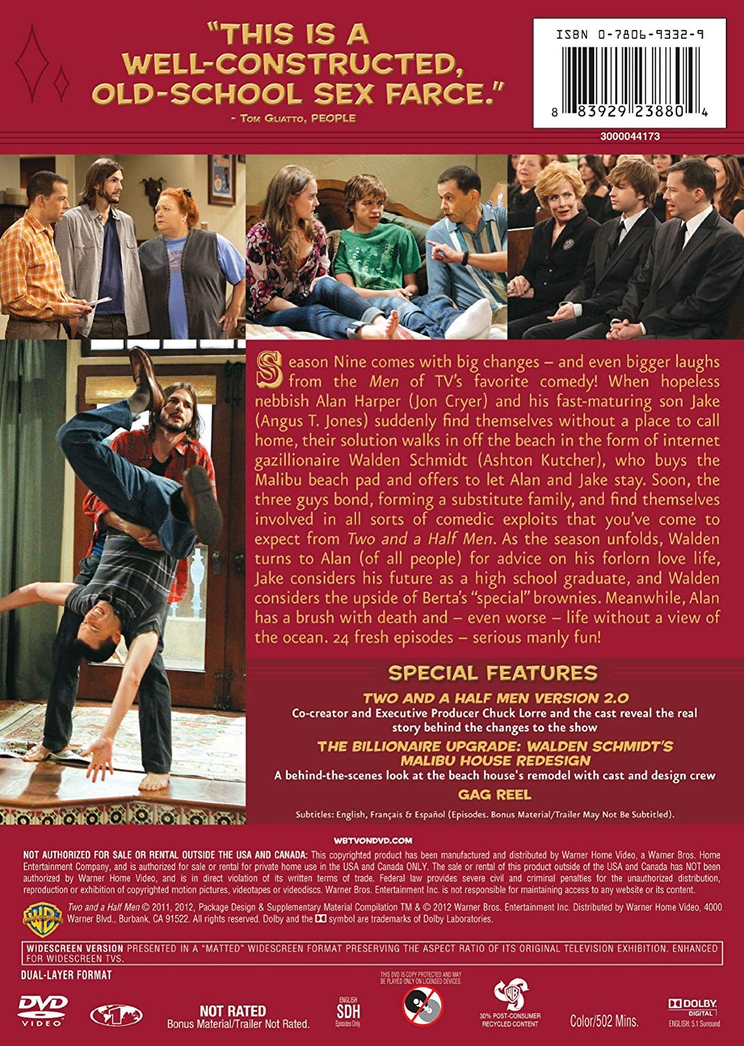 TWO AND A HALF MEN - 9 SEASON - Imagen 2