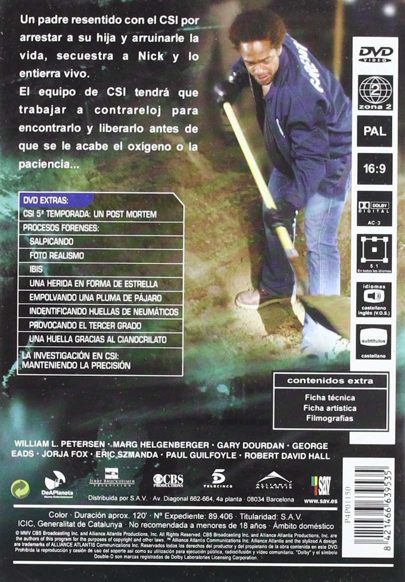CSI - PELIGRO SEPULCLAR - Imagen 2
