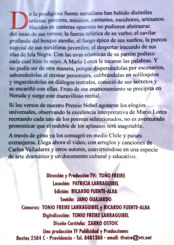 NERUDA - VOZ Y CANCION - Imagen 2