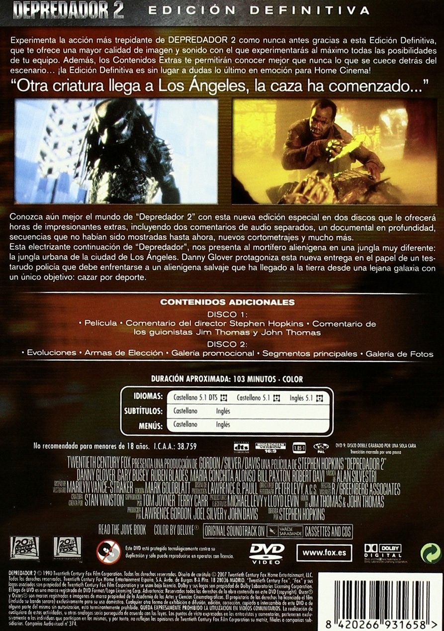 DEPREDADOR 2 - Imagen 2