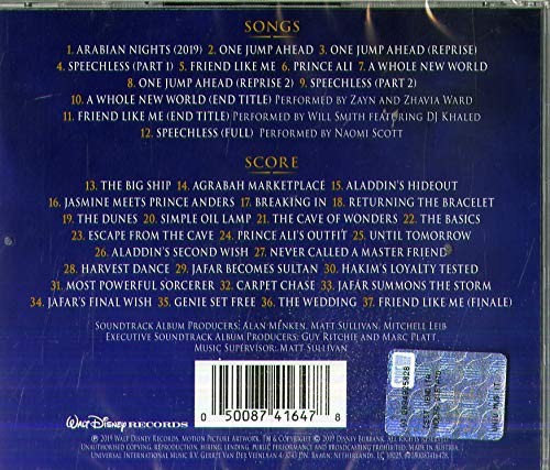 ALADDIN - SOUNDTRACK - Imagen 2