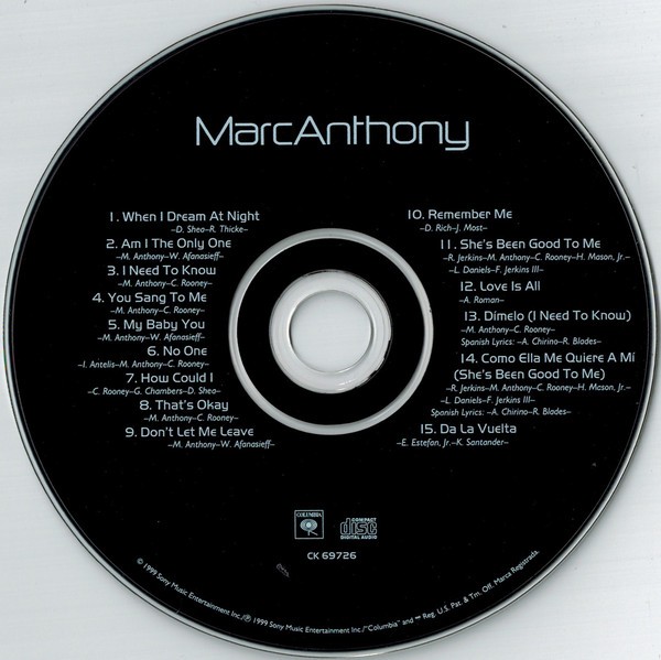 MARC ANTHONY - MARC ANTHONY - Imagen 2