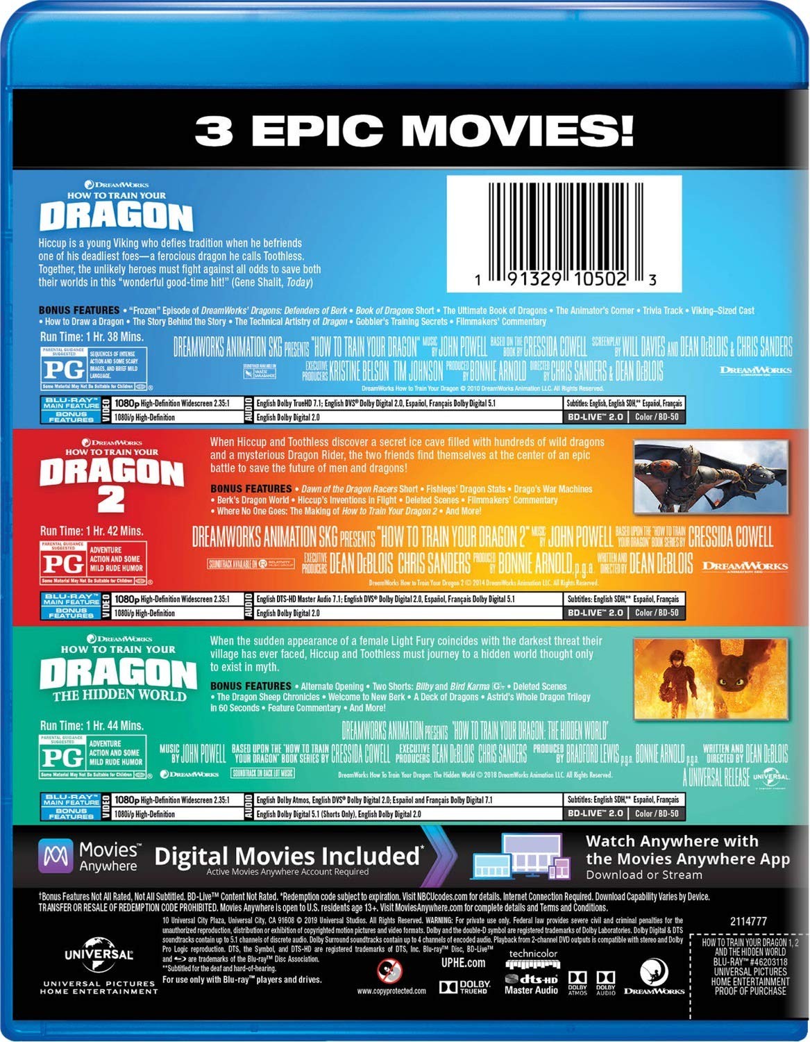 HOW TO TRAIN YOUR DRAGON - TRILOGY - Imagen 2