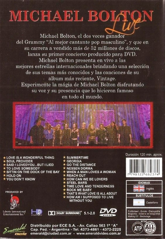 MICHAEL BOLTON - LIVE - Imagen 2