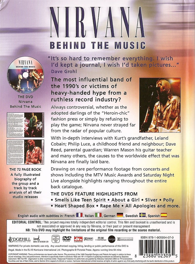 NIRVANA - BEHIND THE MUSIC - Imagen 2