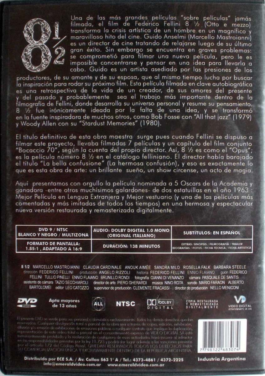 8 1/2 - OCHO Y MEDIO - Imagen 2
