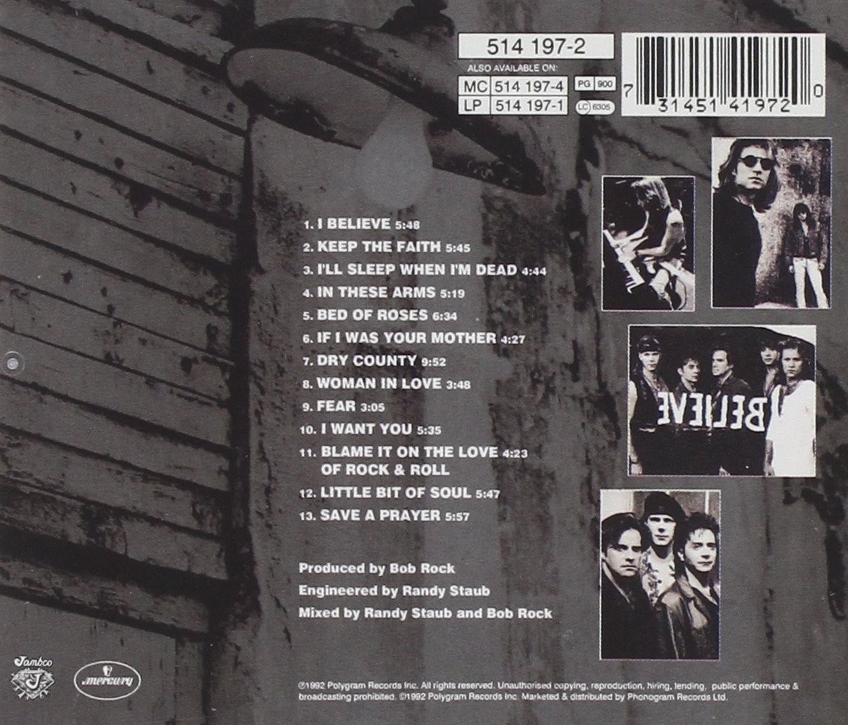 BON JOVI - KEEP THE FAITH - Imagen 2