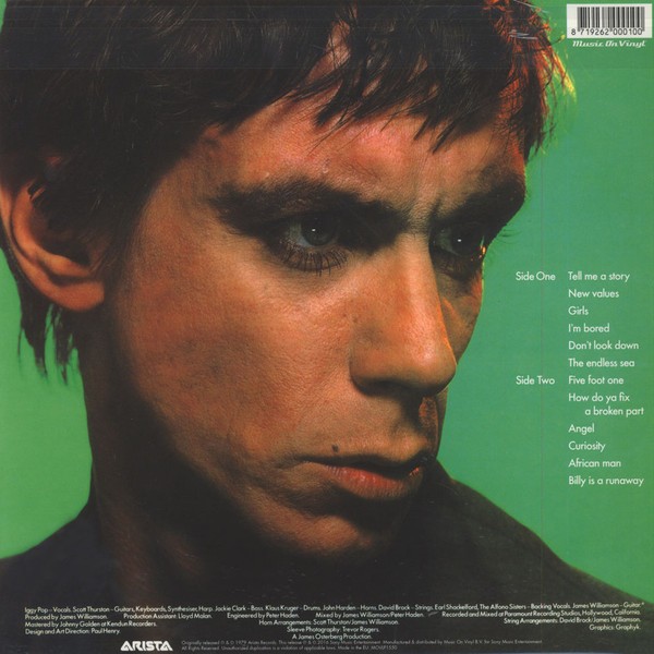 IGGY POP - NEW VALUES - Imagen 2