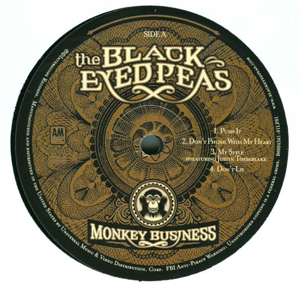 Black Eyed Peas 'Monkey Business' Album – Used Very Good Condition CD (Germany)