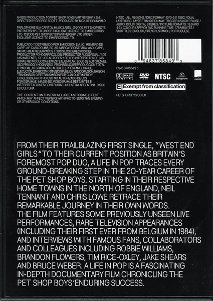 PET SHOP BOYS - A LIFE IN POP - Imagen 2