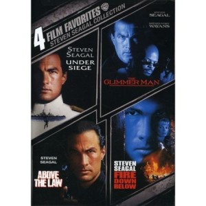 STEVEN SEAGAL - 4 FILM FAVORITES: UNDER SIEGE / THE GLIMMER MAN / ABOVE THE LAW / FIRE DOWN BELOW
