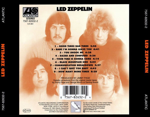 LED ZEPPELIN - LED ZEPPELIN 1 - Imagen 2