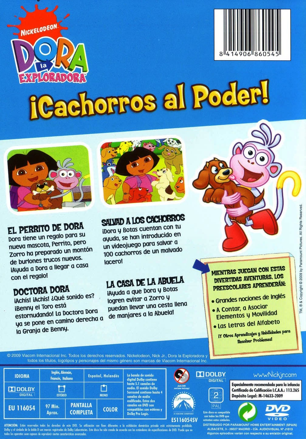 DORA LA EXPLORADORA - ¡ CACHORROS AL PODER ! - Imagen 2