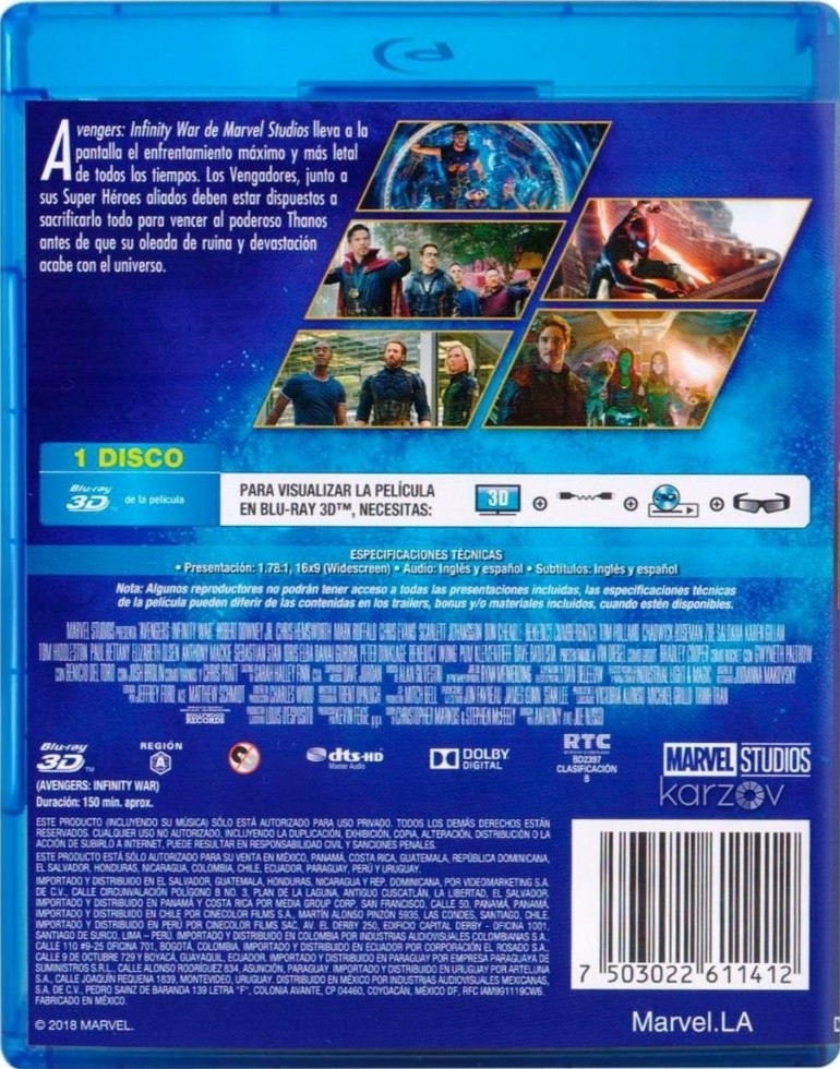 AVENGERS - INFINITY WAR - Imagen 2