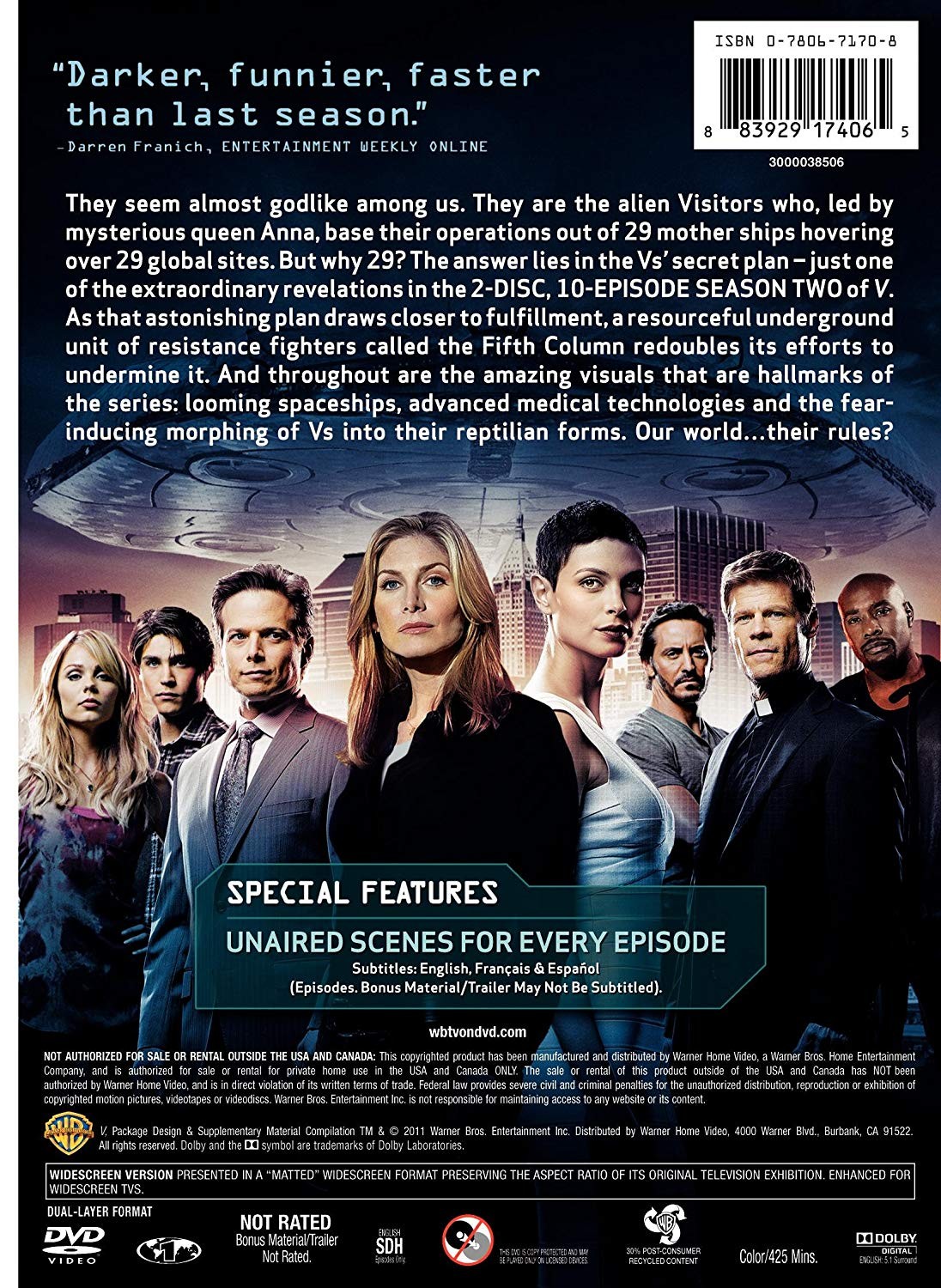 V SERIES - 2 SEASON - INVASION EXTRATERRESTRE - Imagen 2