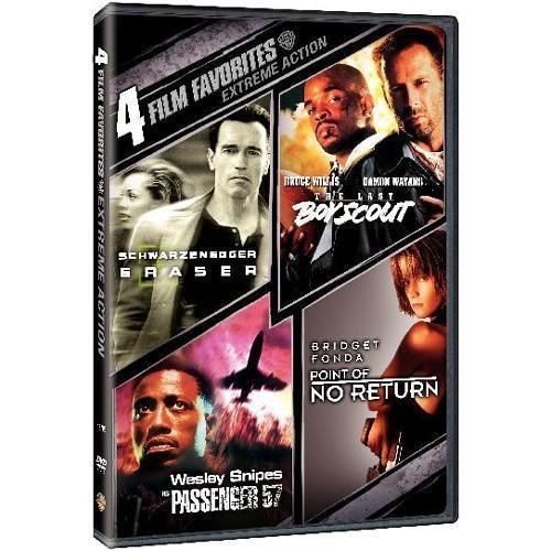 4 FILM FAVORITES - ERASER / THE LAST BOY SCOUT / PASSENGER 57 / POINT OF NO RETURN