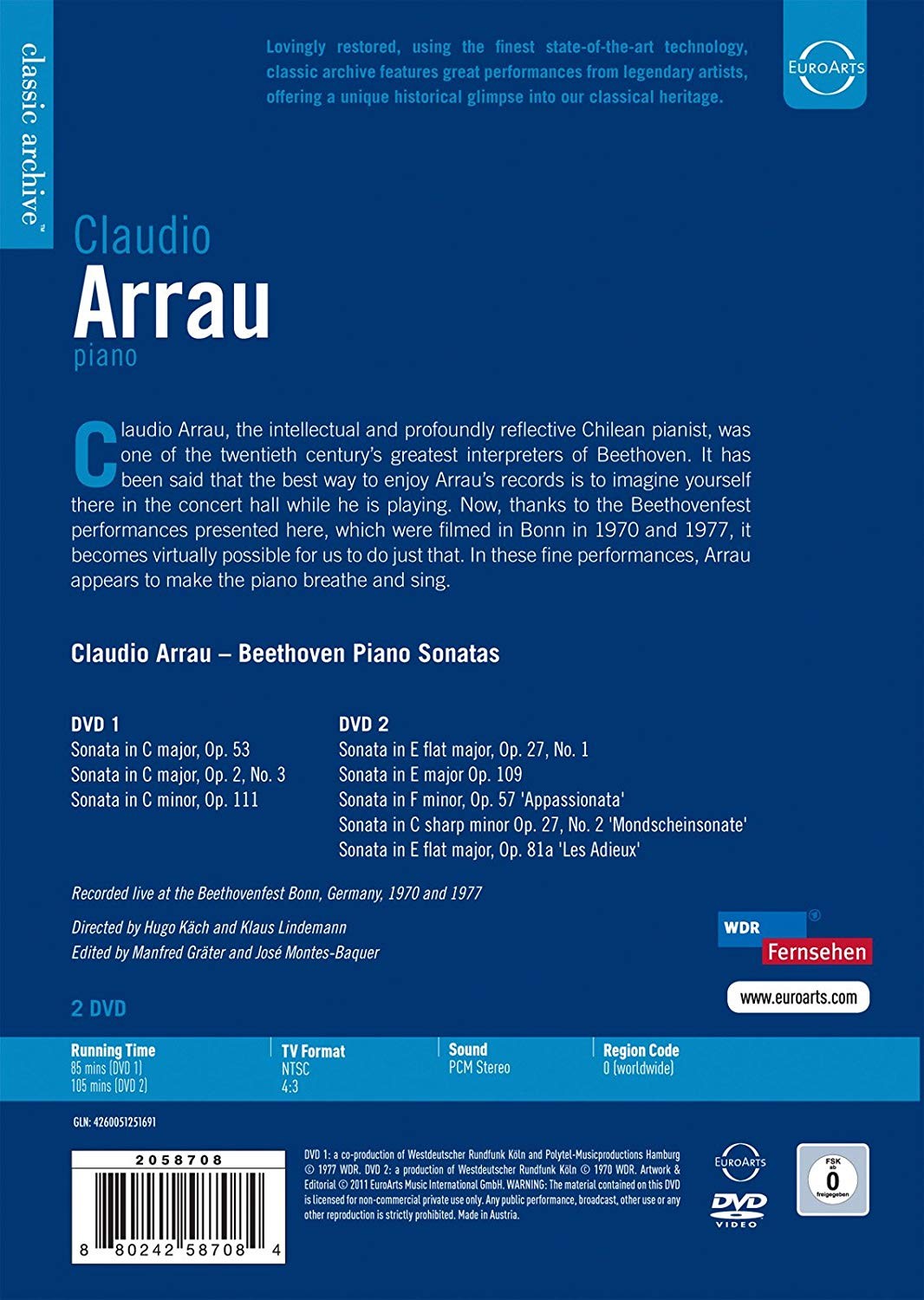 CLAUDIO ARRAU - BEETHOVEN - PIANO SONATAS - Imagen 2