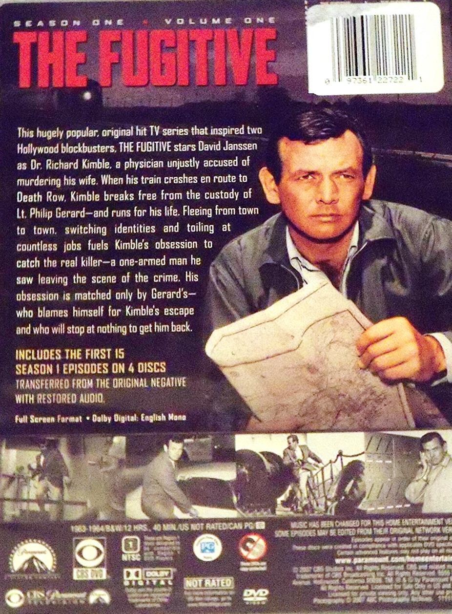 THE FUGITIVE - SEASON 1 - VOL 1 - Imagen 2