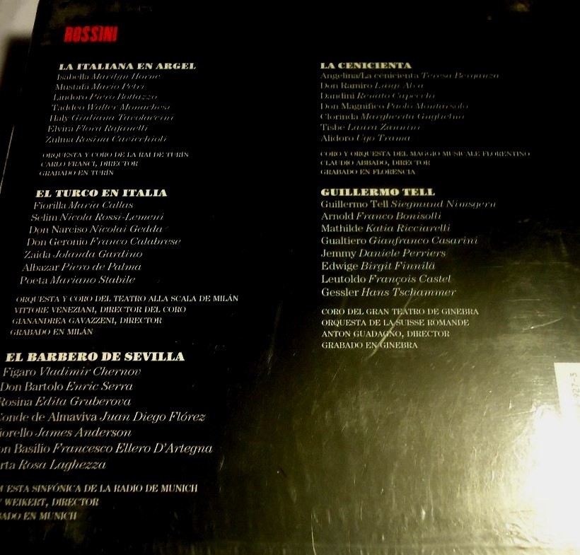 GRANDES MAESTROS DE LA OPERA - ROSSINI - Imagen 2