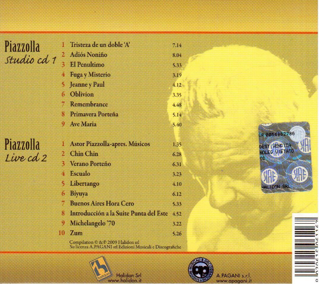 ASTOR PIAZZOLLA - LIVE & STUDIO - Imagen 2