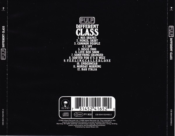 PULP - DIFFERENT CLASS - Imagen 2