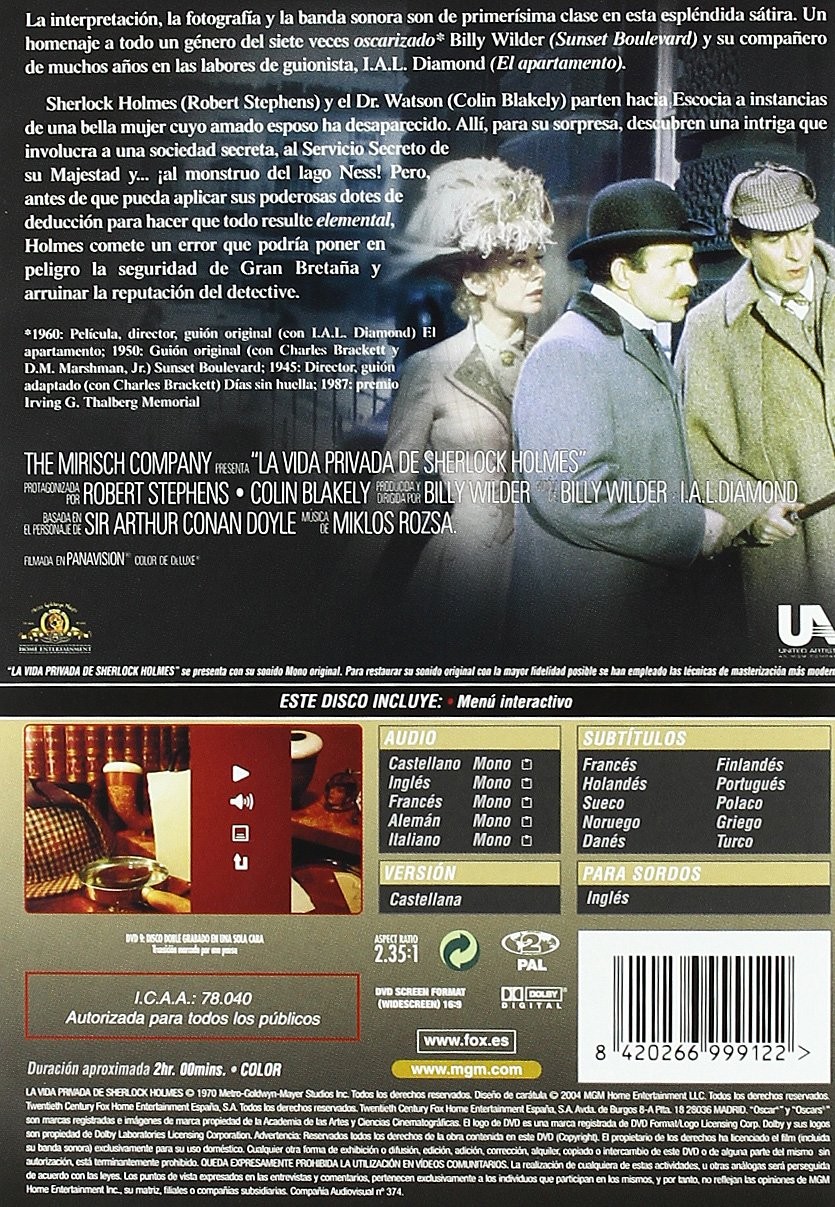 LA VIDA PRIVADA DE SHERLOCK HOLMES - Imagen 2