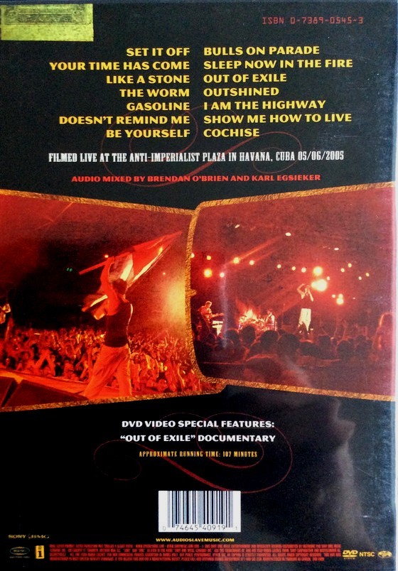 AUDIOSLAVE - LIVE IN CUBA - Imagen 2