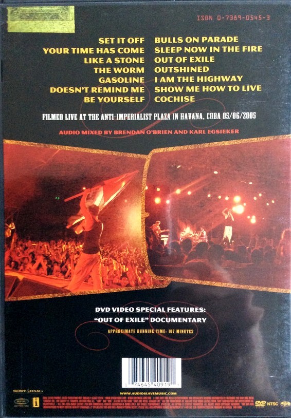 AUDIOSLAVE - LIVE IN CUBA - Imagen 2