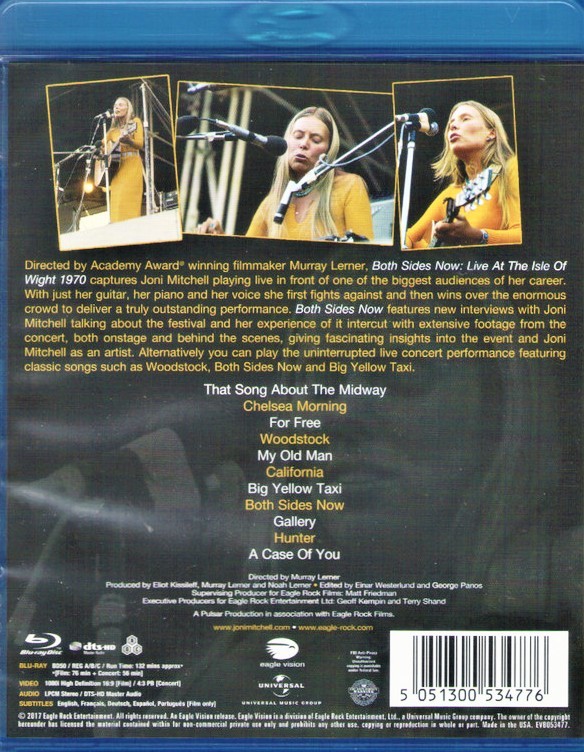 JONI MITCHELL - BOTH SIDES NOW - LIVE AT THE ISLE OF WIGHT FESTIVAL 1970 - Imagen 3