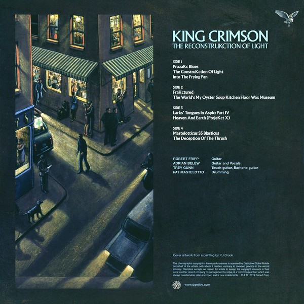 KING CRIMSON - THE RECONSTRUKCTION OF LIGHT - Imagen 3