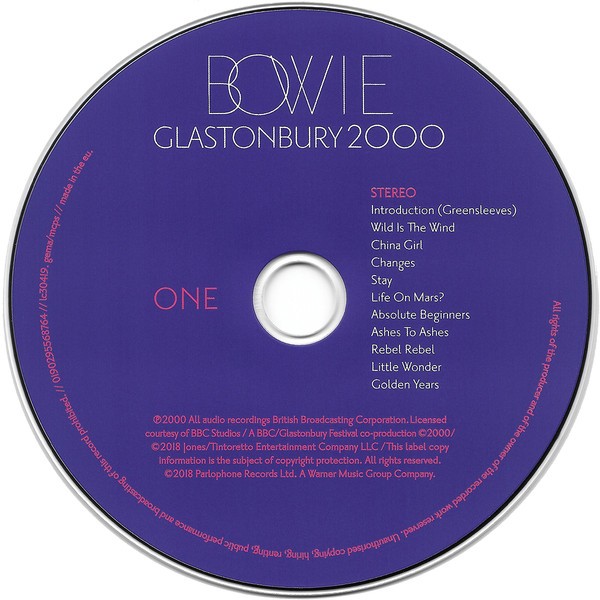 DAVID BOWIE - GLASTONBURY 2000 - Imagen 2