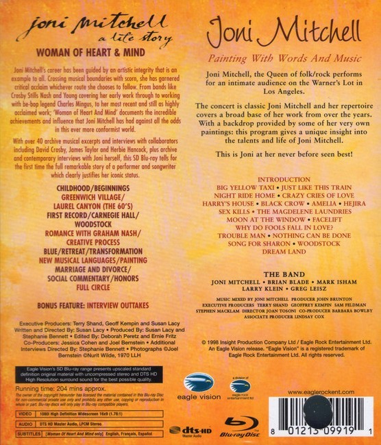 JONI MITCHELL - WOMAN OF HEART AND MIND / PAINTING WITH WORDS AND MUSIC - Imagen 2