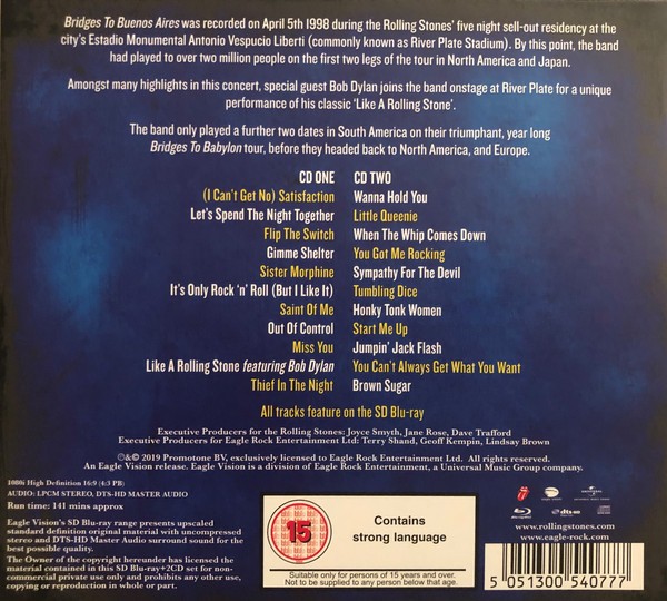 THE ROLLING STONES - BRIDGES TO BUENOS AIRES - Imagen 3